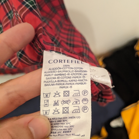 Cortefiel men's plaid button down - Picture 4 of 7